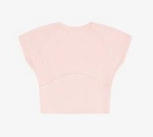 Load image into Gallery viewer, Rayon Rib Cap Sleeve Baseball Tee In Pink Moscato
