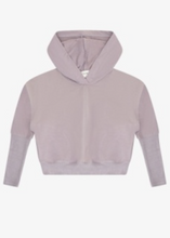 Load image into Gallery viewer, French Terry Dolman Pocket Hoodie In Cobblestone

