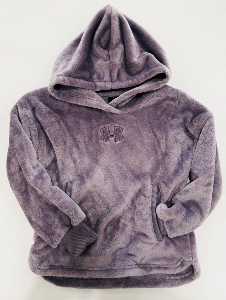 UA Outdoor Cozy Hoodie In Violet Gray