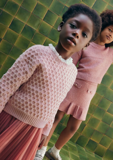 Chenille Jacquard Sweater