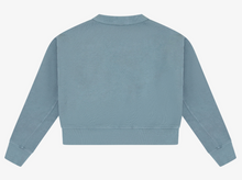 Load image into Gallery viewer, Fleece Reverse Insert Girl&#39;s Top In Blue Moon
