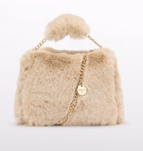 Load image into Gallery viewer, Faux Fur Bag In Almond
