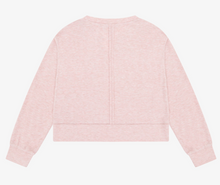 Load image into Gallery viewer, Hacci Jersey Cropped Raw Neck Top In Moscato

