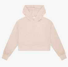 Load image into Gallery viewer, Hacci Rib Box Hoodie Pullover In Latte
