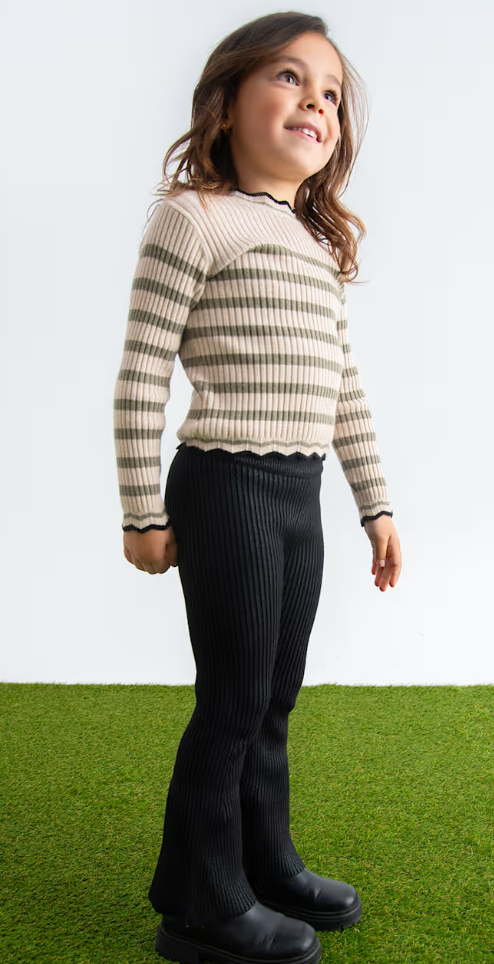 Knit Legging In Black