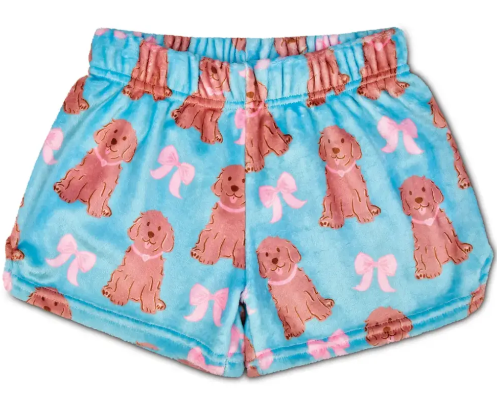 Pretty Pups Plush Shorts