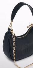 Load image into Gallery viewer, Faux Leather Logo Bag In Black
