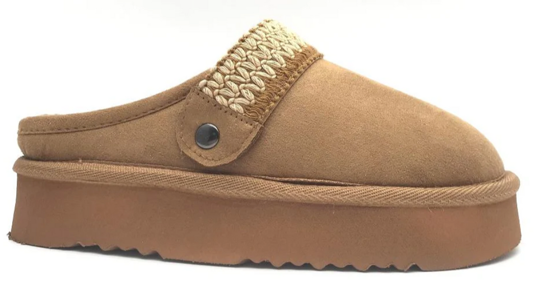 Mia Little Kirsa chestnut Clogs