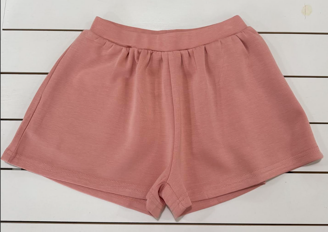 Coral Flowy Buttery Soft Short