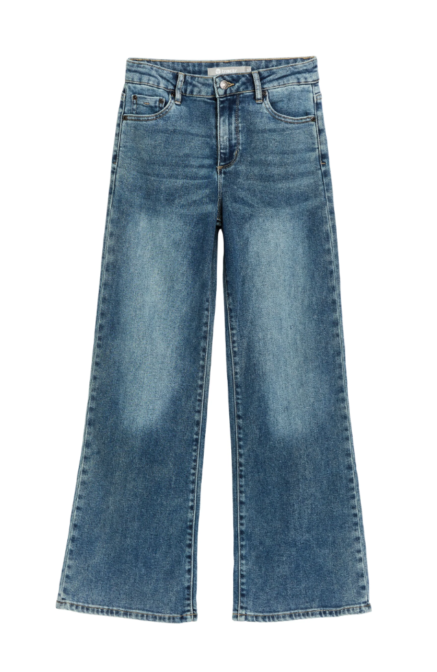 Girl's Wide Leg Stretchy Jean