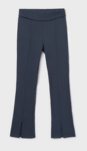 Load image into Gallery viewer, Turned Waistband Flared Legging In Navy

