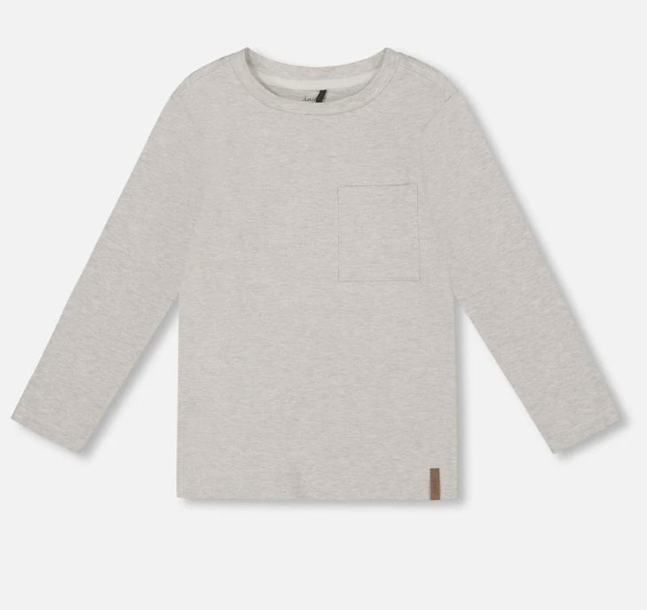 Organic  Cotton  T-Shirt In Oatmeal