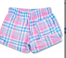 Load image into Gallery viewer, Theme Varsity Pink Plush Shorts
