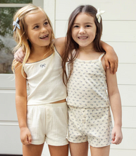 Load image into Gallery viewer, Pointelle Lounge Set In Blue Floral
