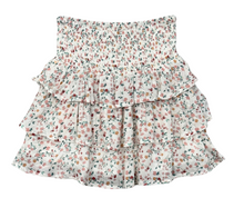 Load image into Gallery viewer, Smocked Ruffle Tank With Tiered Mini Skirt Set
