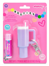 Load image into Gallery viewer, Besties Lip Balm Key Chain Set
