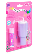 Load image into Gallery viewer, Besties Lip Balm Key Chain Set
