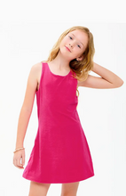 Load image into Gallery viewer, Cross-Strap Back Mini Dress In Hot Pink
