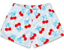 Load image into Gallery viewer, Cherry On Top Plush Shorts
