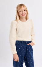 Load image into Gallery viewer, Off-White Capped Long Sleeve Sweater
