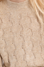 Load image into Gallery viewer, Golden Sparkled  Girl's Knitted Sweater
