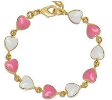 Load image into Gallery viewer, Hearts Linked Bracelet
