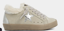 Load image into Gallery viewer, Paula Mini Light Grey Suede Girl's Shoe
