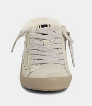 Load image into Gallery viewer, Paula Mini Light Grey Suede Girl's Shoe
