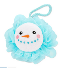 Load image into Gallery viewer, Snowman Bath Loofa
