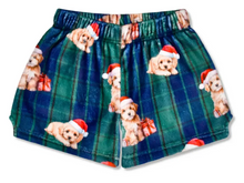 Load image into Gallery viewer, Santa Doodle Plush Shorts
