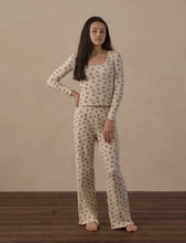 Load image into Gallery viewer, Ribbed Lounge Set In Ruby Bloom
