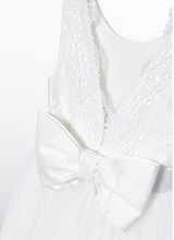 Load image into Gallery viewer, Embroidered Ivory Tulle Dress
