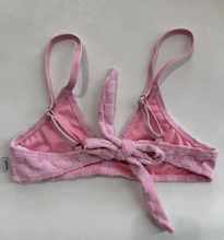 Load image into Gallery viewer, Candy Pink Checkered Terry 2-Piece Swimsuit
