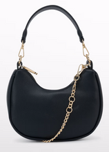 Load image into Gallery viewer, Faux Leather Logo Bag In Black
