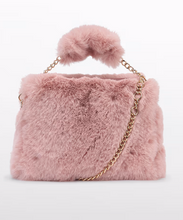 Load image into Gallery viewer, Faux Fur Bag In Petal
