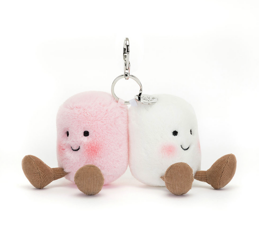 Amuseables Pair Of Marshmallows Bag Charm