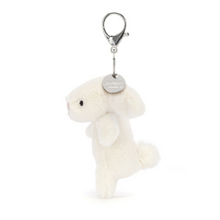 Load image into Gallery viewer, Bashful Cream Bunny Bag Charm
