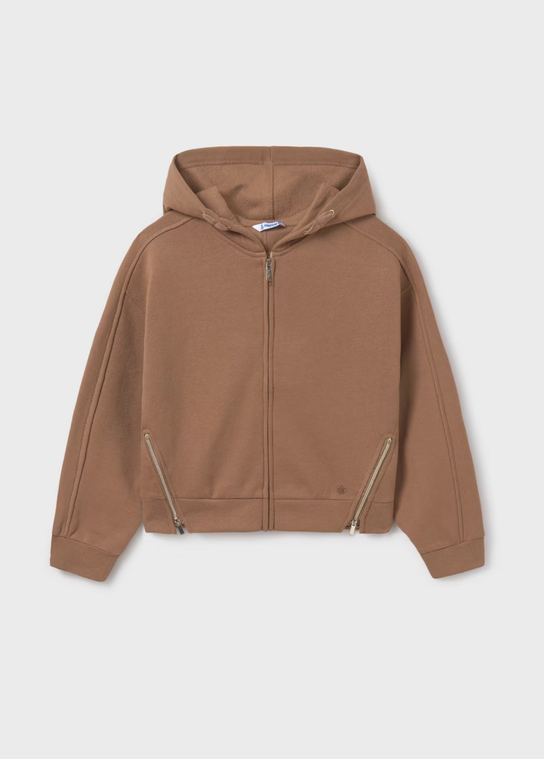 Zip Hoodie In Cinnamon