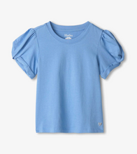 Load image into Gallery viewer, Cornflower Blue Puff Sleeve Tee
