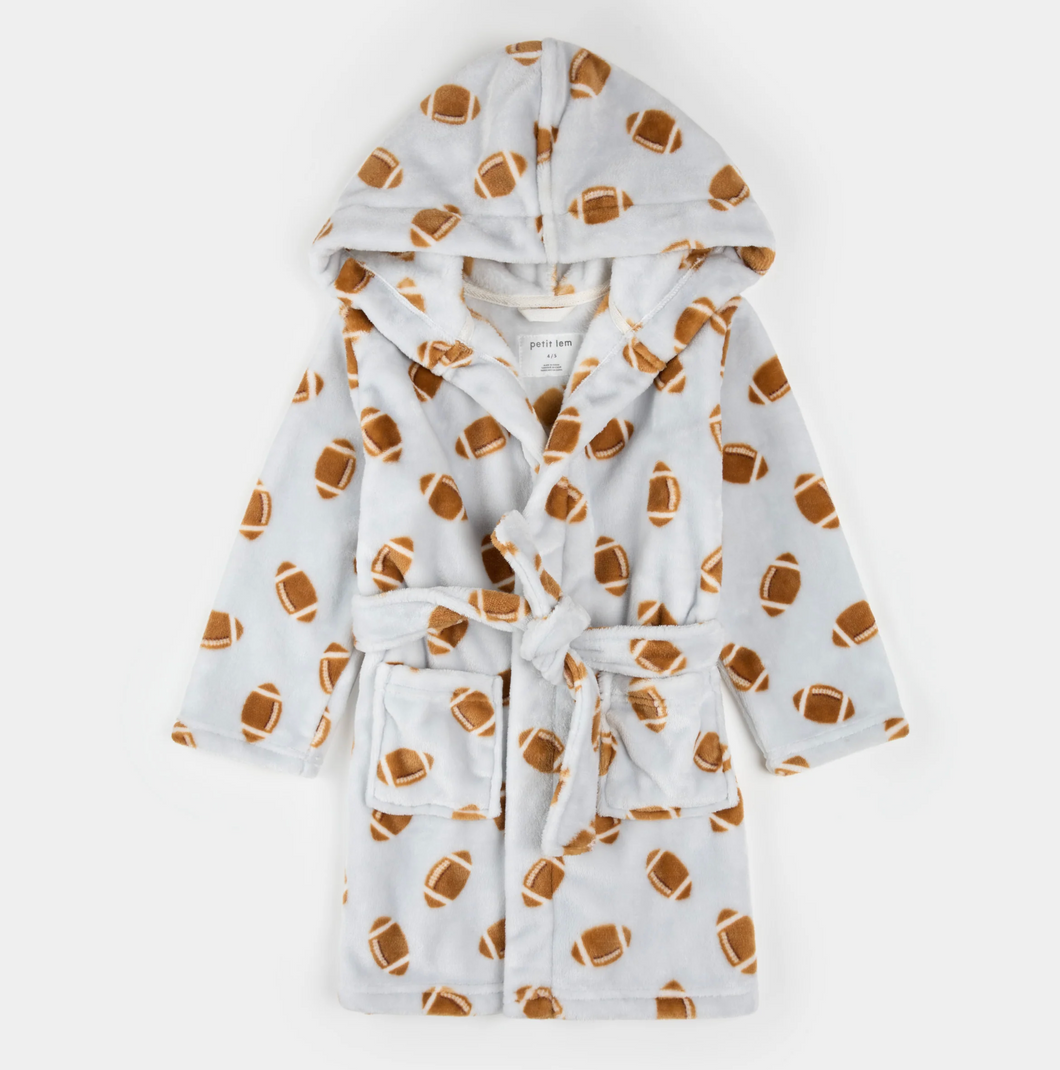 Footballs Plush Robe