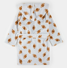 Load image into Gallery viewer, Footballs Plush Robe
