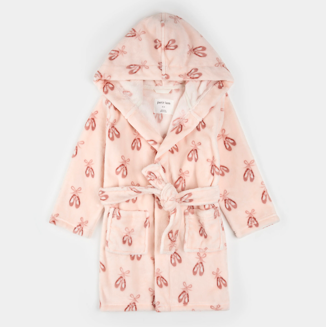 Ballet Slippers Plush Robe