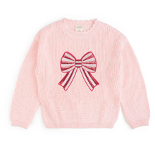 Load image into Gallery viewer, Candy Cane Sequin Knit Sweater
