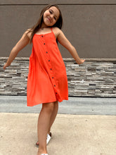 Load image into Gallery viewer, Sunburst Tank Button Dress
