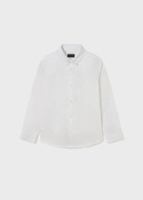 Load image into Gallery viewer, White Long Sleeve Button Up Top
