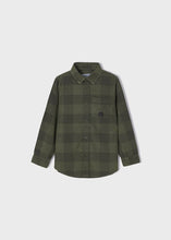 Load image into Gallery viewer, Forest Plaid Corduroy Button Up
