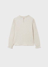 Load image into Gallery viewer, Ivory Polka Dot Blouse
