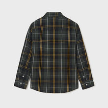 Load image into Gallery viewer, Olive Green Plaid Button Up
