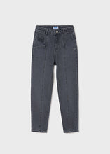 Load image into Gallery viewer, Grey High-Waisted Slouchy Fit Denim
