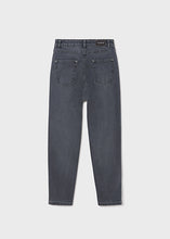 Load image into Gallery viewer, Grey High-Waisted Slouchy Fit Denim
